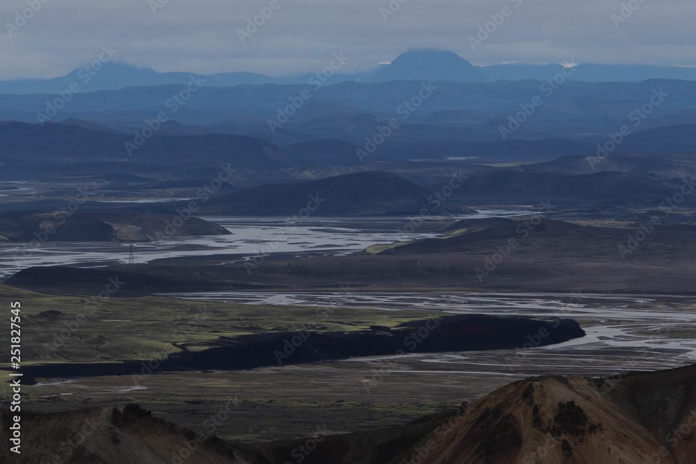 Naklejka premium Tungnaá River