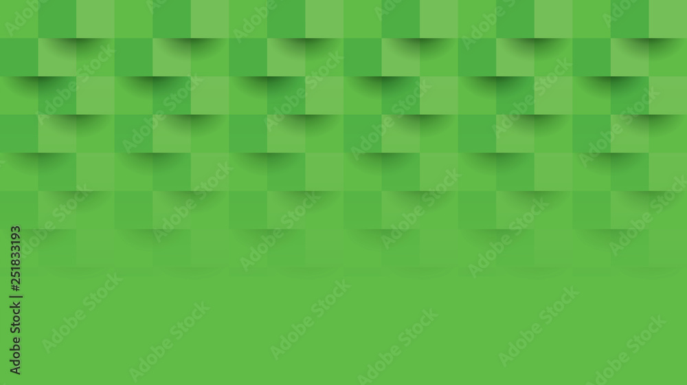 Obraz premium Green abstract background vector with blank space for text.