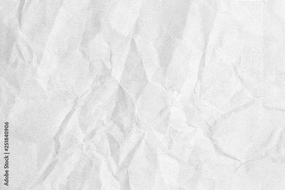 Crumpled white paper texture Crumpled white paper texture