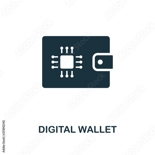 Digital Wallet icon. Creative element design from fintech technology icons collection. Pixel perfect Digital Wallet icon for web design, apps, software, print usage