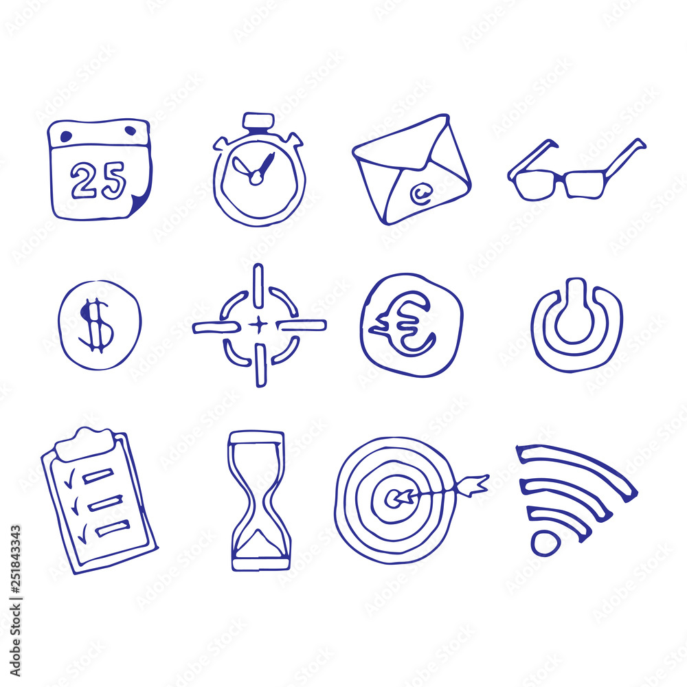 Time Management Icon. Business Concept. Flat Design. Time Management Icon. Business Concept. Flat Design.