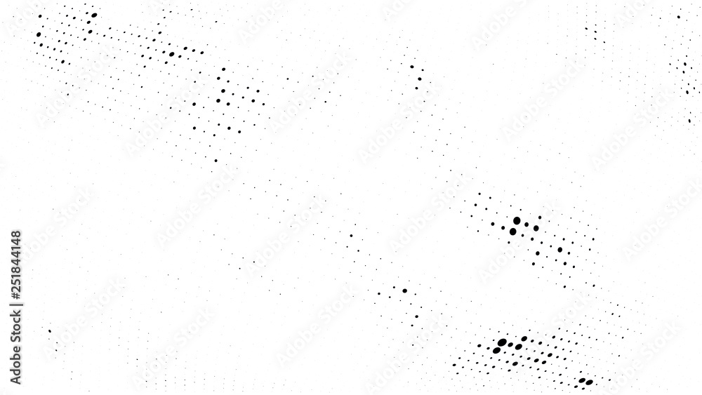 Halftone gradient pattern. Abstract halftone dots background. Monochrome dots pattern. Grunge wave texture. Pop Art, Comic small dots. Design for presentation, business cards, report, flyer, cover