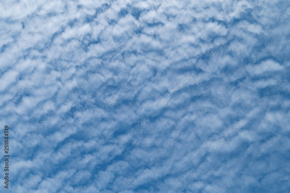 Natural clear blue sky with some clouds for background or backdrop freedom concept Natural clear blue sky with some clouds for background or backdrop freedom concept