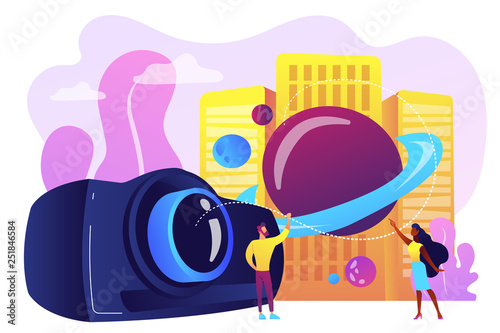 Video design concept vector illustration.