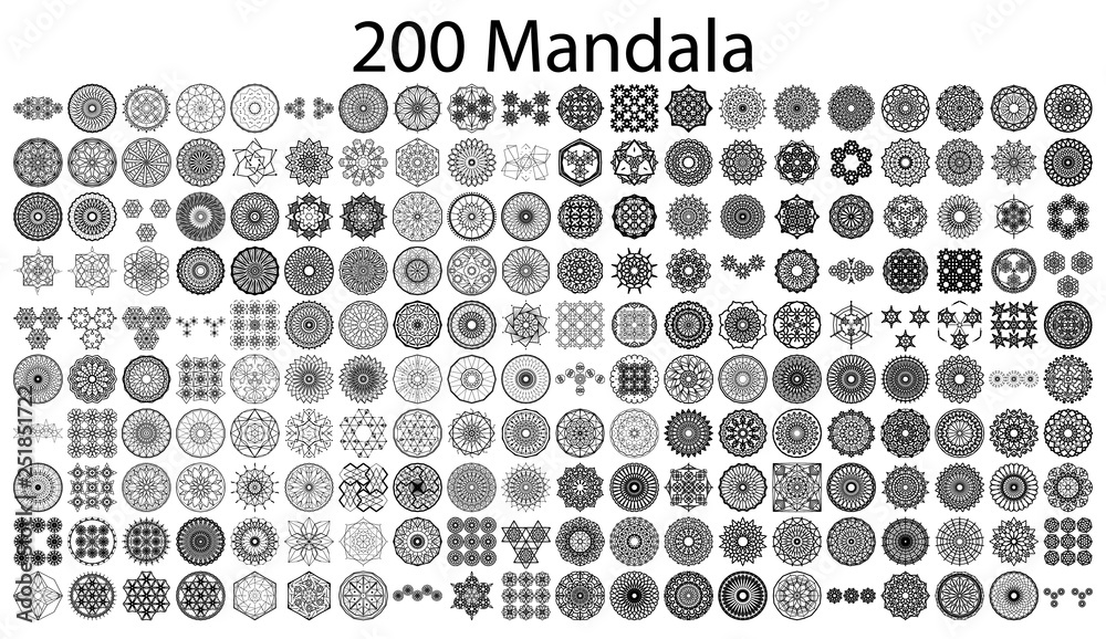 various mandala collections - 200