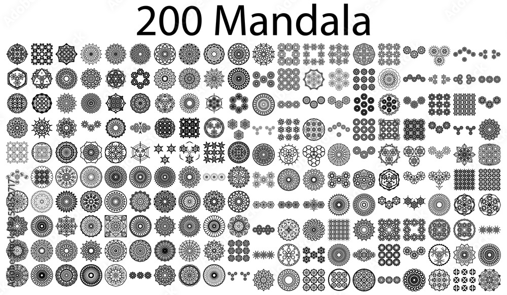 various mandala collections - 200 various mandala collections - 200