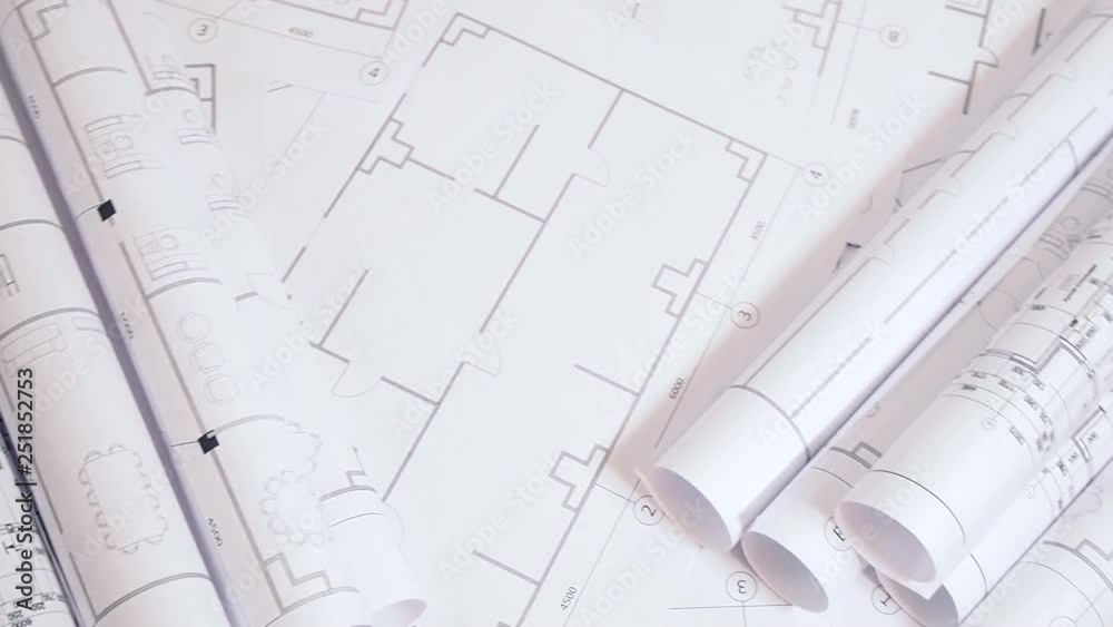 Architectural plan. Engineering house drawings and blueprints. Architectural plan. Engineering house drawings and blueprints.