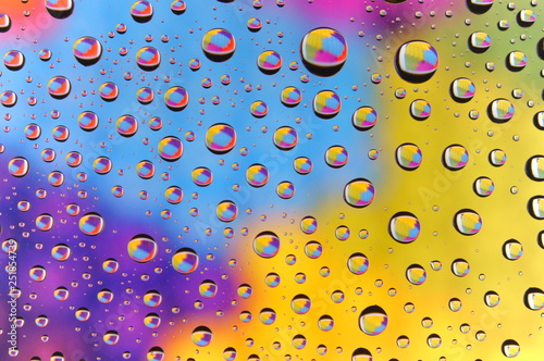 Water drop colorful Rainbow