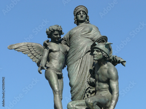 statue of Mercury  of Munificence and of the God of Commerce