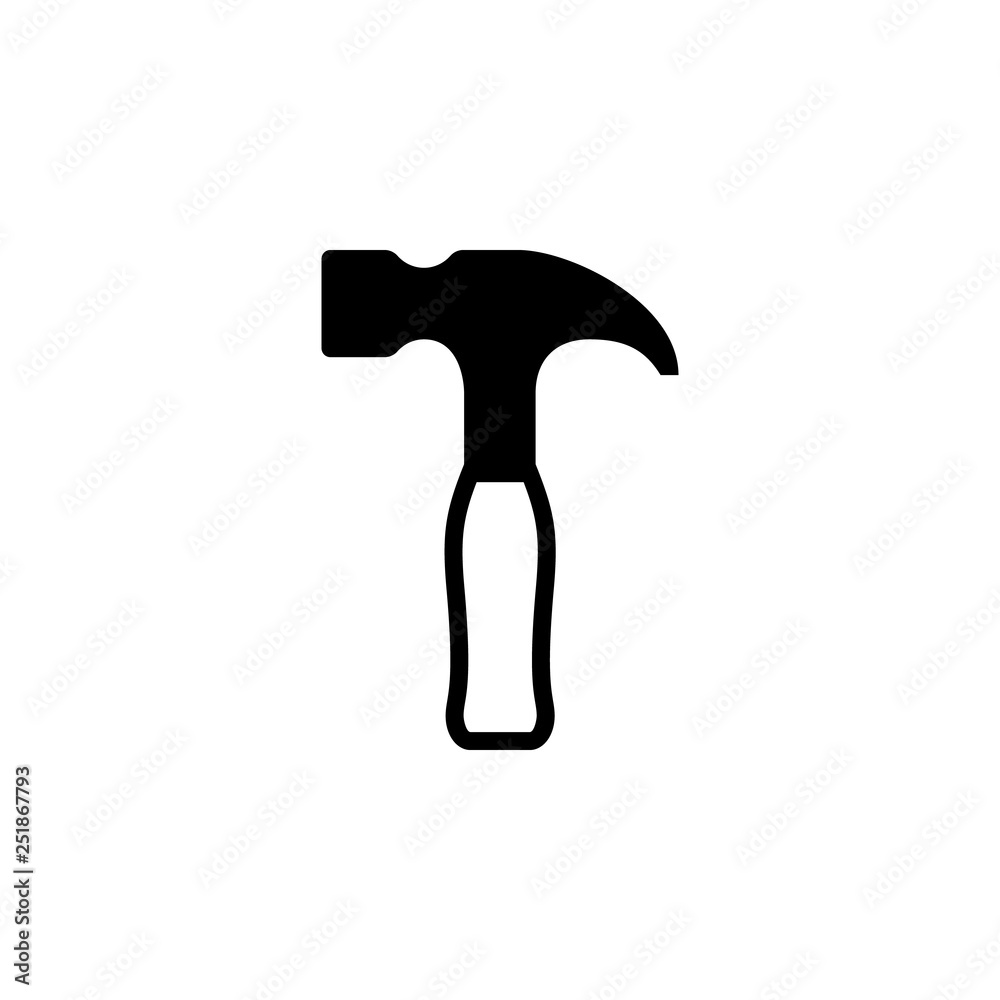 Hammer icon vector. Hammer vector design. sign design. flat style. Vector EPS 10 Hammer icon vector. Hammer vector design. sign design. flat style. Vector EPS 10