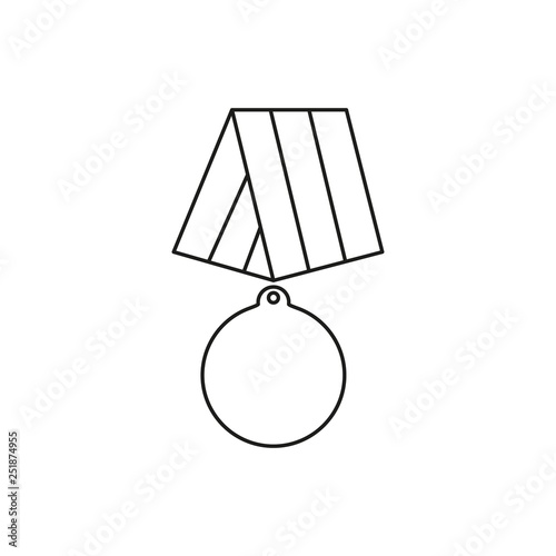 Medal of veterans day icons for hero
