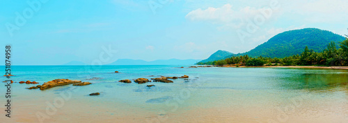 Chuong Vic beach in Phu Quoc island  Vietnam