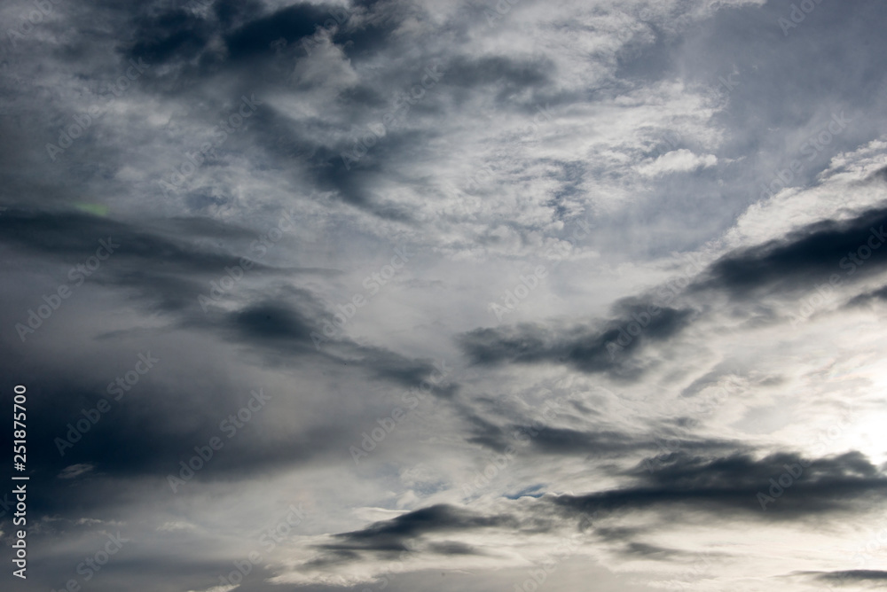 Fototapeta premium Blue and white clouds