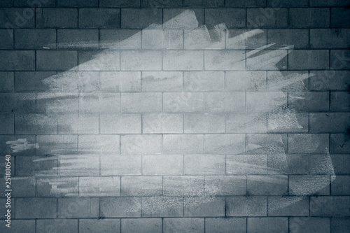 Fényképezés Paint on block wall