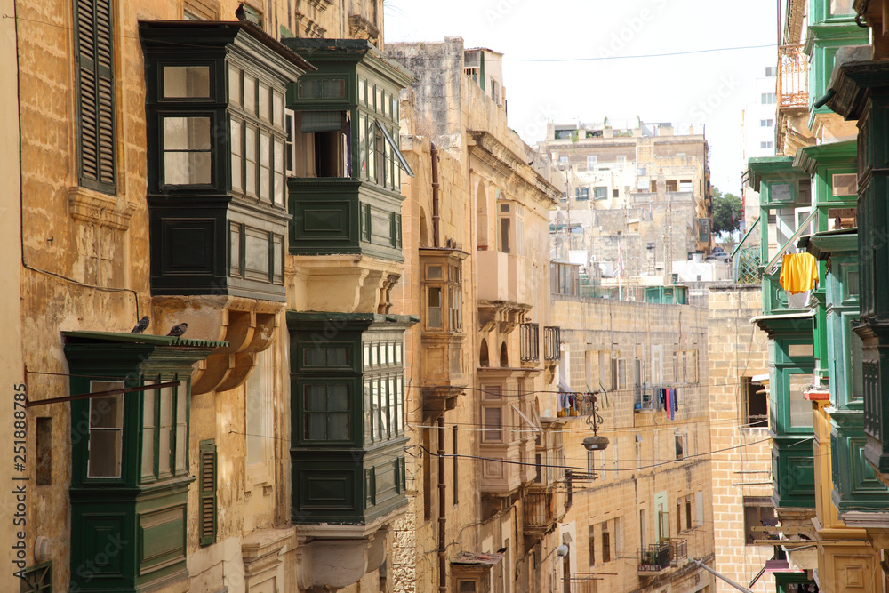 Stunning image of the ancient city Valletta.
