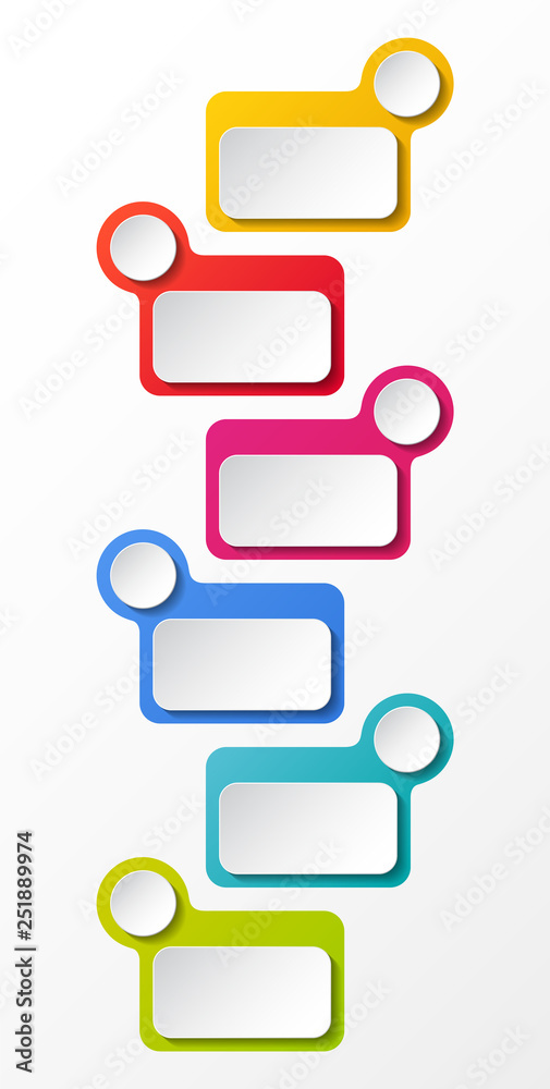 Business infograph with empty boxes. Vector. Business infograph with empty boxes. Vector.