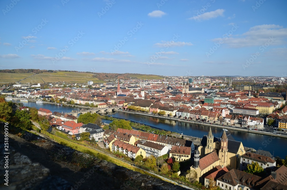 View over Würzburg