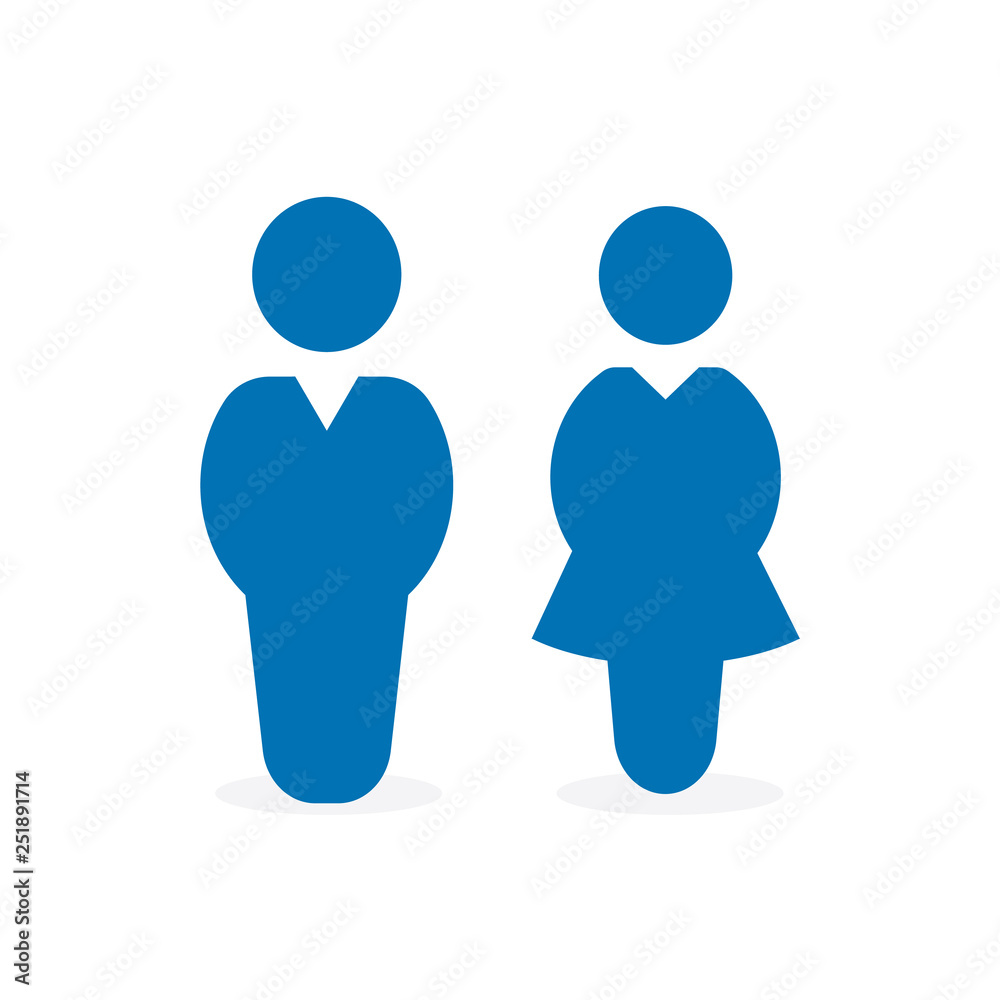 man and woman icon flat vector illustration isolated sign wc man and woman icon flat vector illustration isolated sign wc