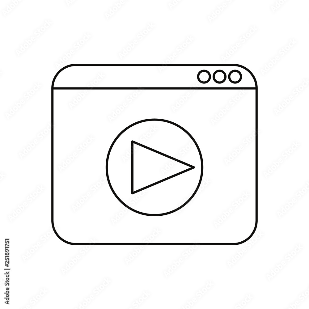 website video player button website video player button