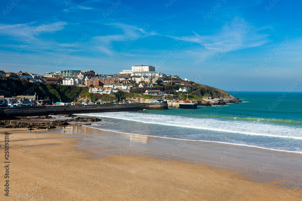 Towan Beach Newquay Cornwall England