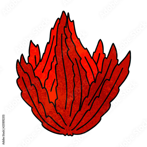 quirky hand drawn cartoon sea weed