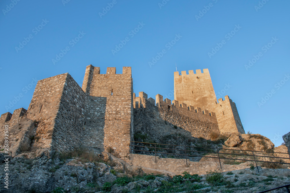 Banyeres of Mariola medieval castle, Alicante, Spain