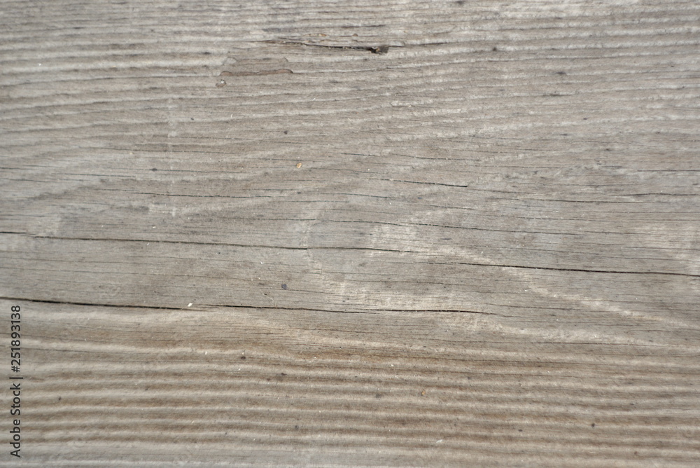 Fototapeta premium Horizontal gray old wooden board close up