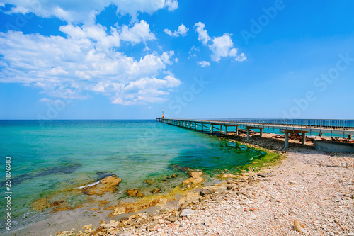 Pier in the Black Sea