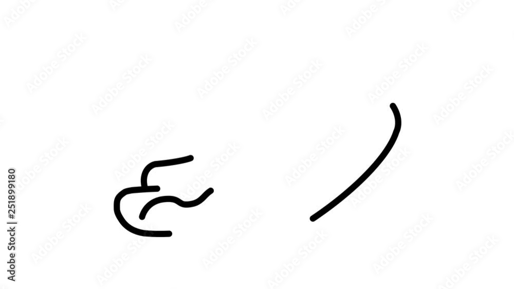 line icon animation hot dog line icon animation hot dog