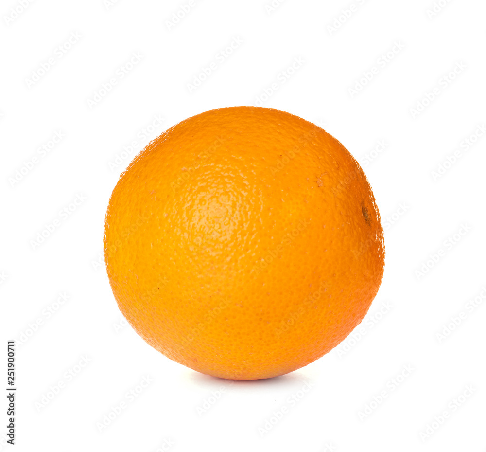 Fresh ripe orange isolated on white. Citrus fruit Fresh ripe orange isolated on white. Citrus fruit