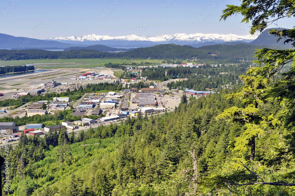 A View of City of Juneau, Alaska, SAD