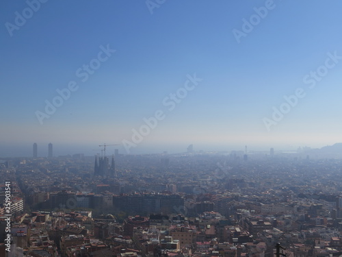 Barcelona ciudad contaminación polución