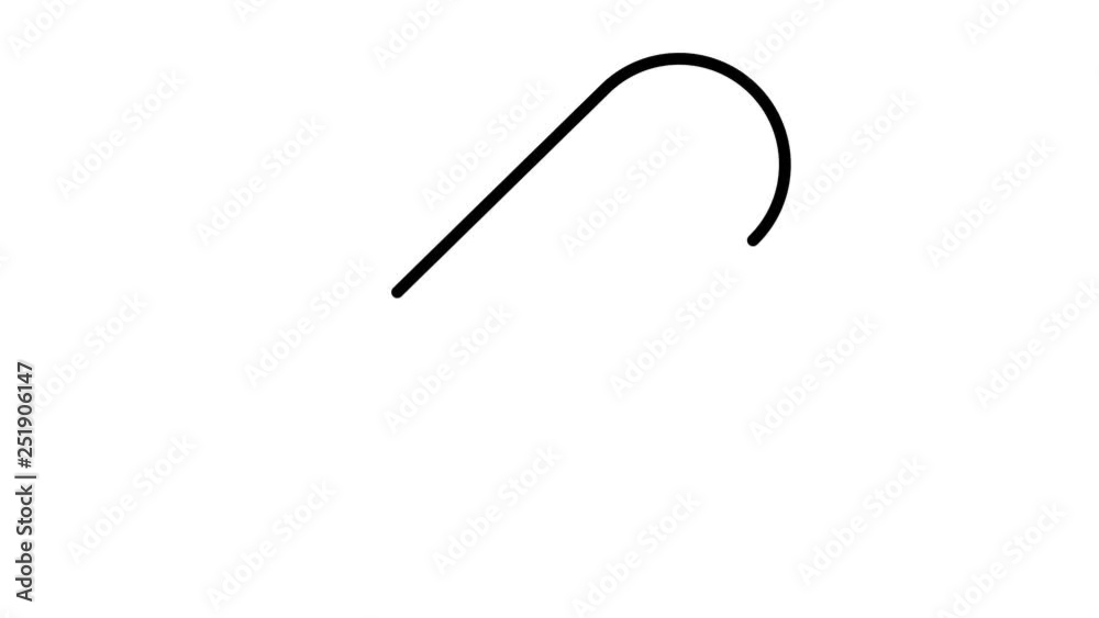 line icon animation paperclip line icon animation paperclip