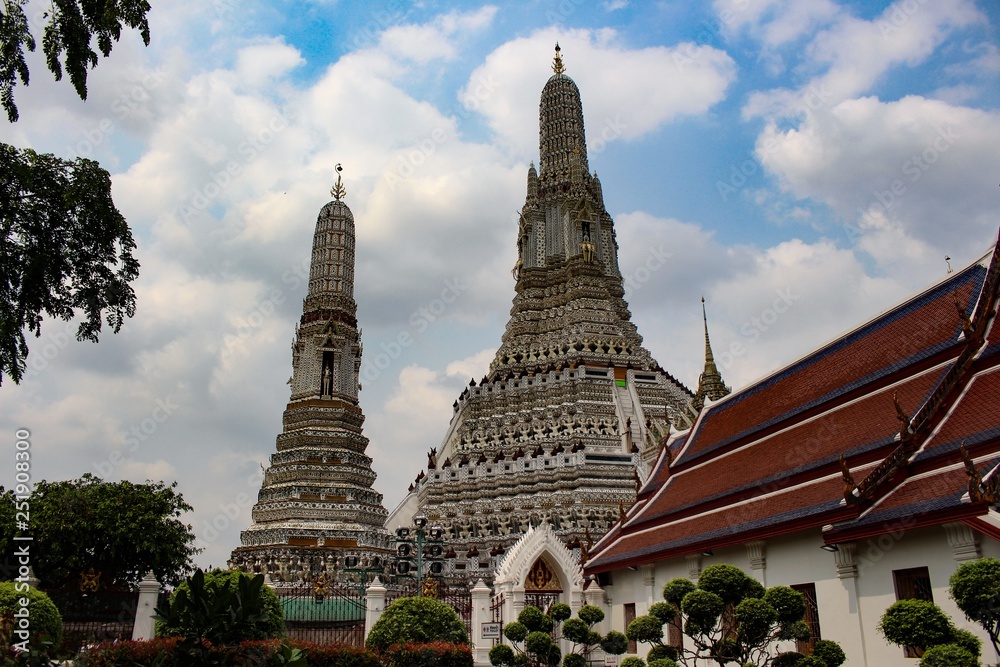 Wat Arun Temple Bangkok Thailand 