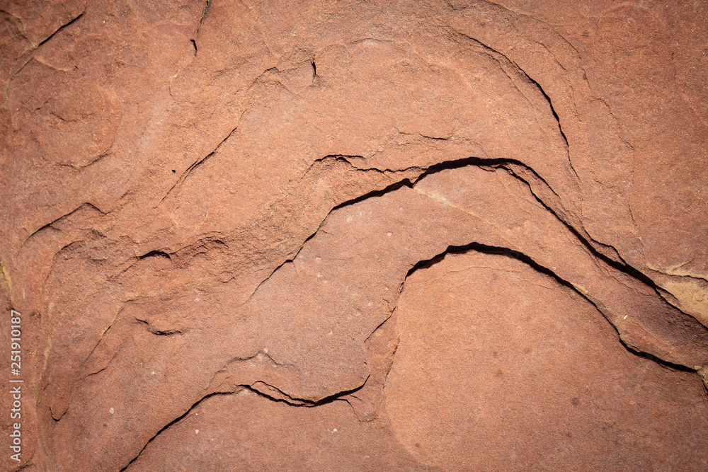 Fototapeta premium red stone background with rounded layers