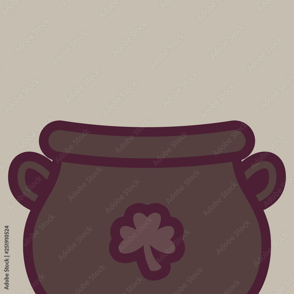 st patricks day card with cauldron st patricks day card with cauldron