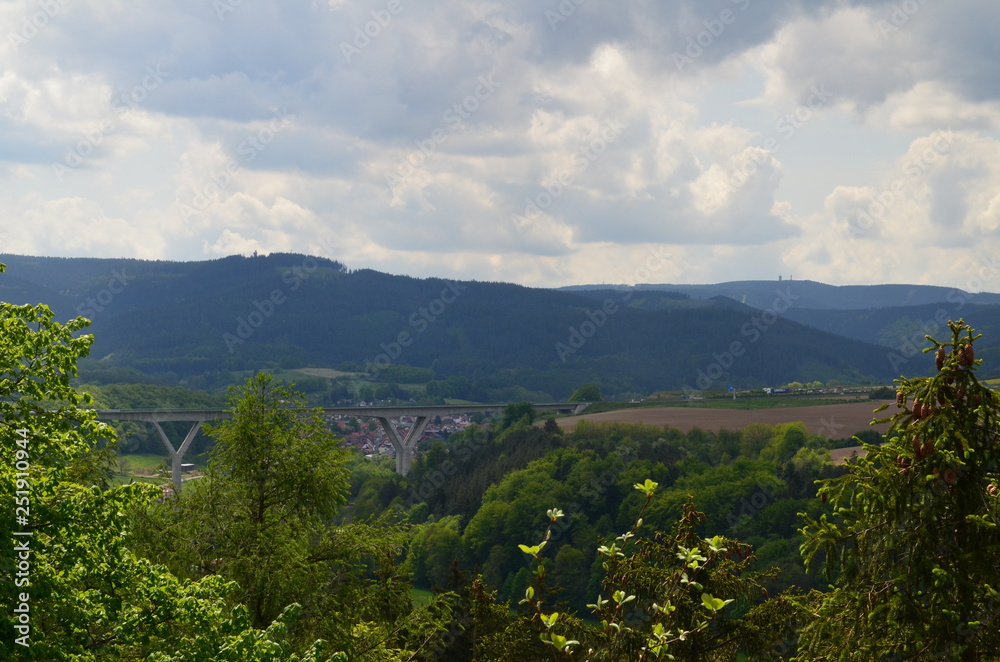 Panorama Thüringer Wald