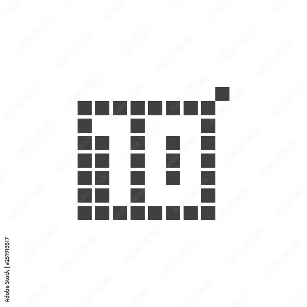 10 Year Anniversary Pixel Number Vector Template Design Illustration 10 Year Anniversary Pixel Number Vector Template Design Illustration