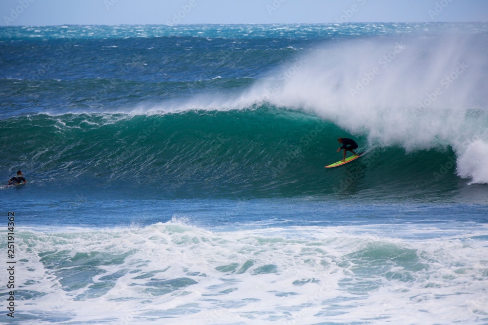 Perfect waves at Kirra Beach during Cyclone Oma, Gold Coast Queensland Australia surfing. Perfect waves at Kirra Beach during Cyclone Oma, Gold Coast Queensland Australia surfing.