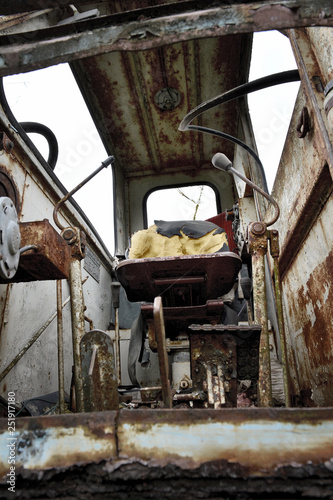 Wallpaper Mural old excavator  Torontodigital.ca