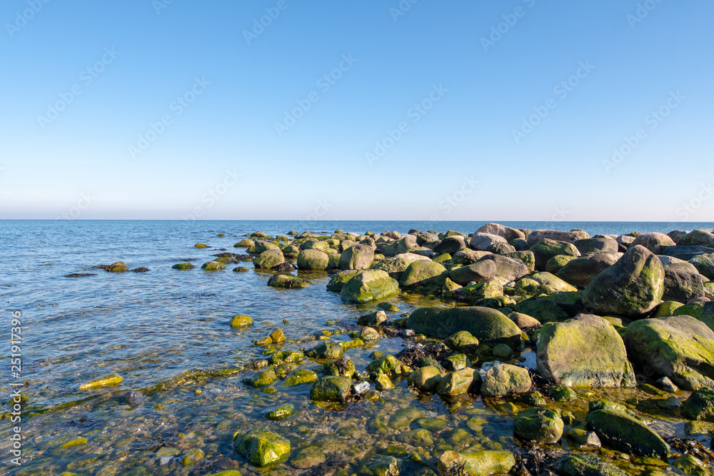 rocks and sea - baltic sea - Germany -Buelk - Bülk
