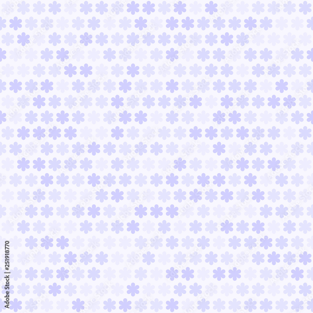 Violet flower pattern. Seamless vector
