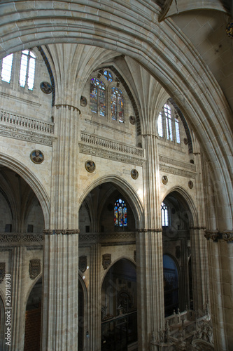 Interior Catedral Salamanca Castilla-Leon Spain