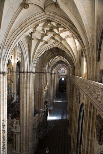 Interior Catedral Salamanca Castilla-Leon Spain