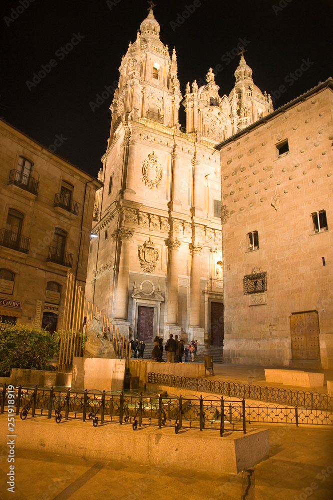 Casa de las Conchas.Clerecia,Universidad Pontificia de Salamanca,Salamanca,Castilla-Leon,Spain
