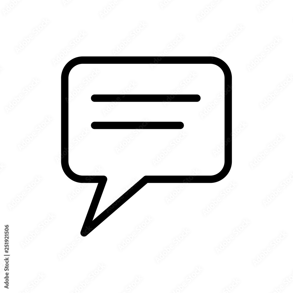 Bubble speech icon Bubble speech icon