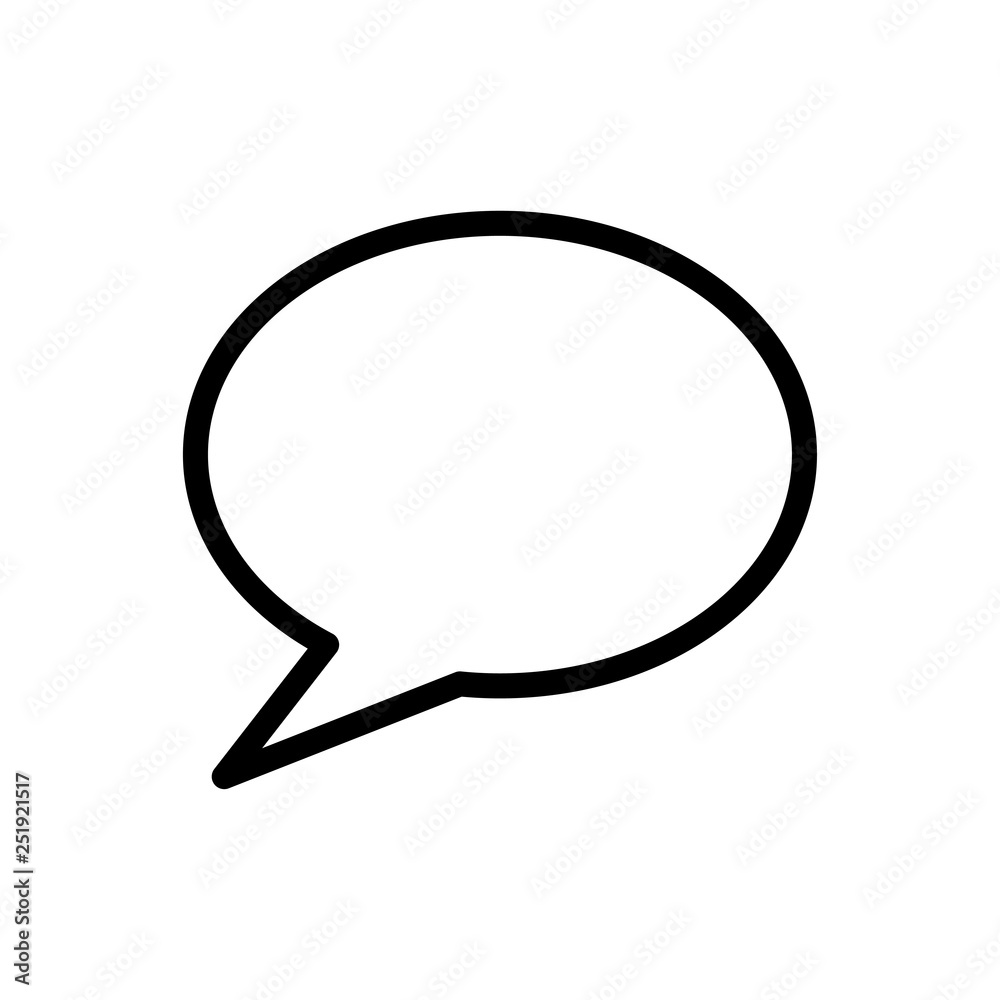 Bubble speech icon Bubble speech icon