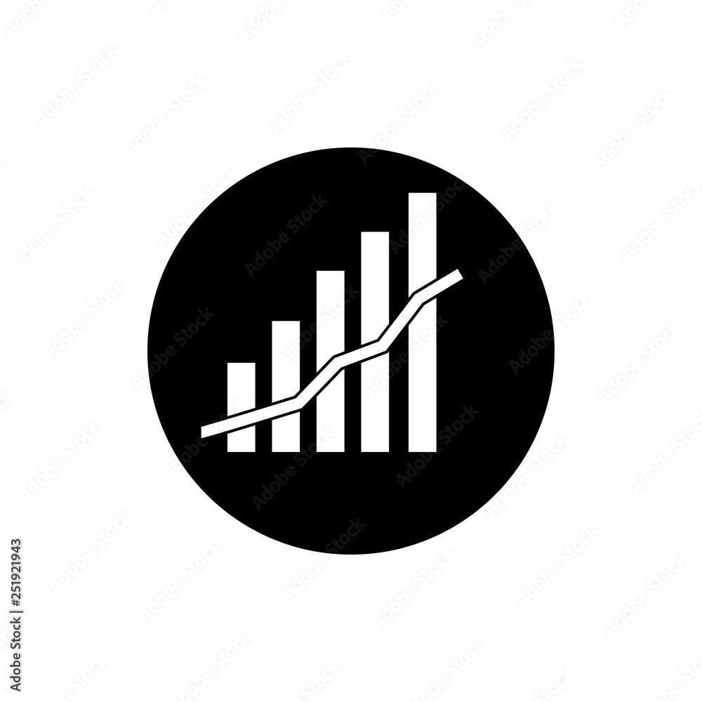 Simple diagram and graphs related vector icons for your design. - Vector