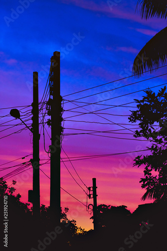 Belo Pôr do Sol em Jaraguá do Sul - Santa Catarina