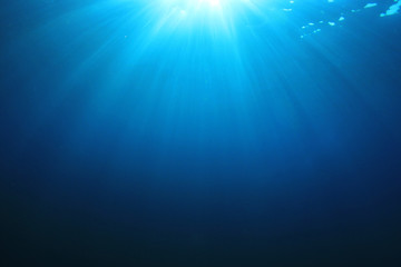 Underwater blue background 